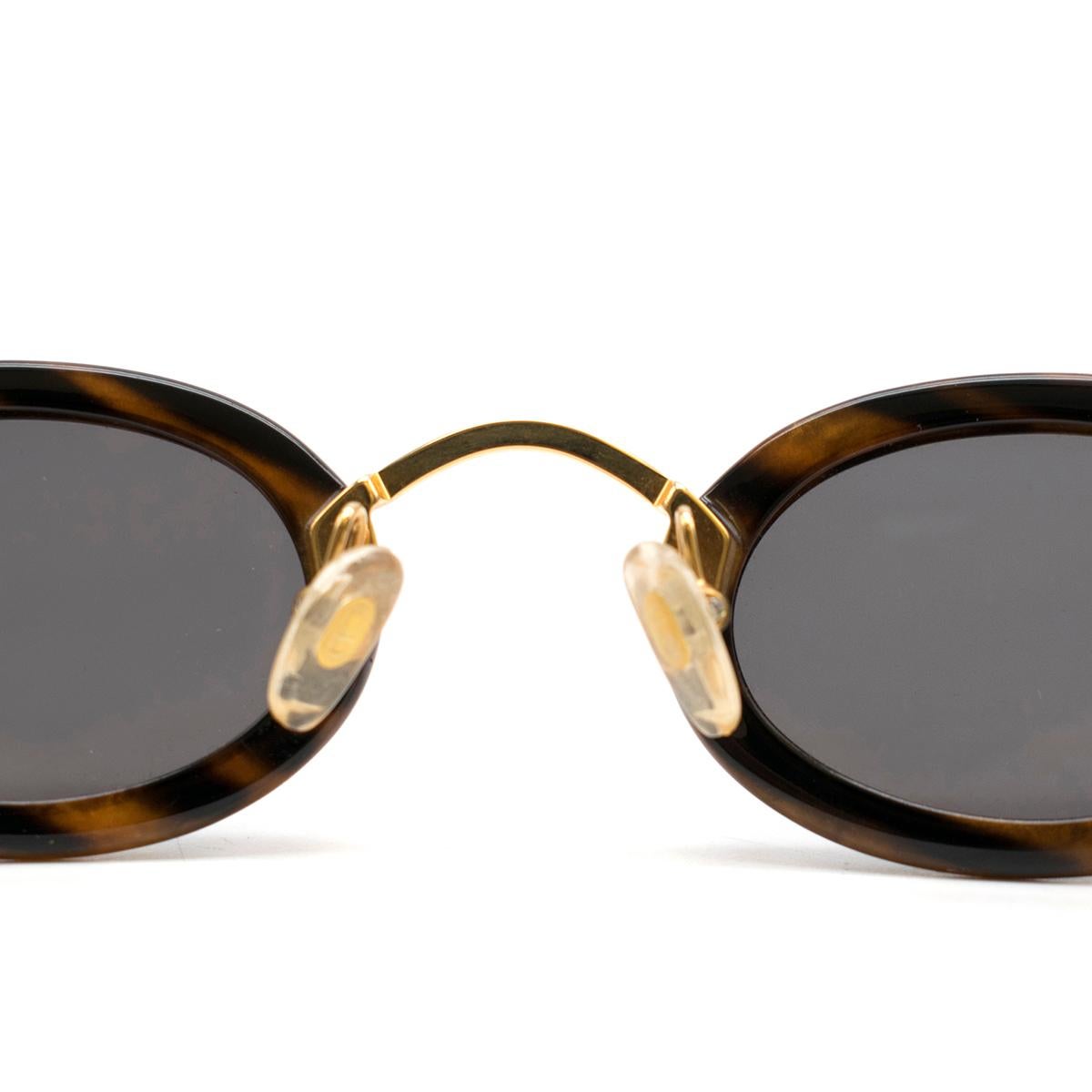 Christian Dior Vintage Oval Sunglasses 2