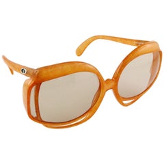 Christian Dior Vintage überdimensionale Sonnenbrille Modell 2026-30