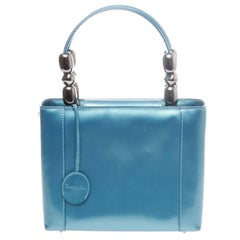 Christian Dior Vintage Patent Leather Maris Pearl Handbag