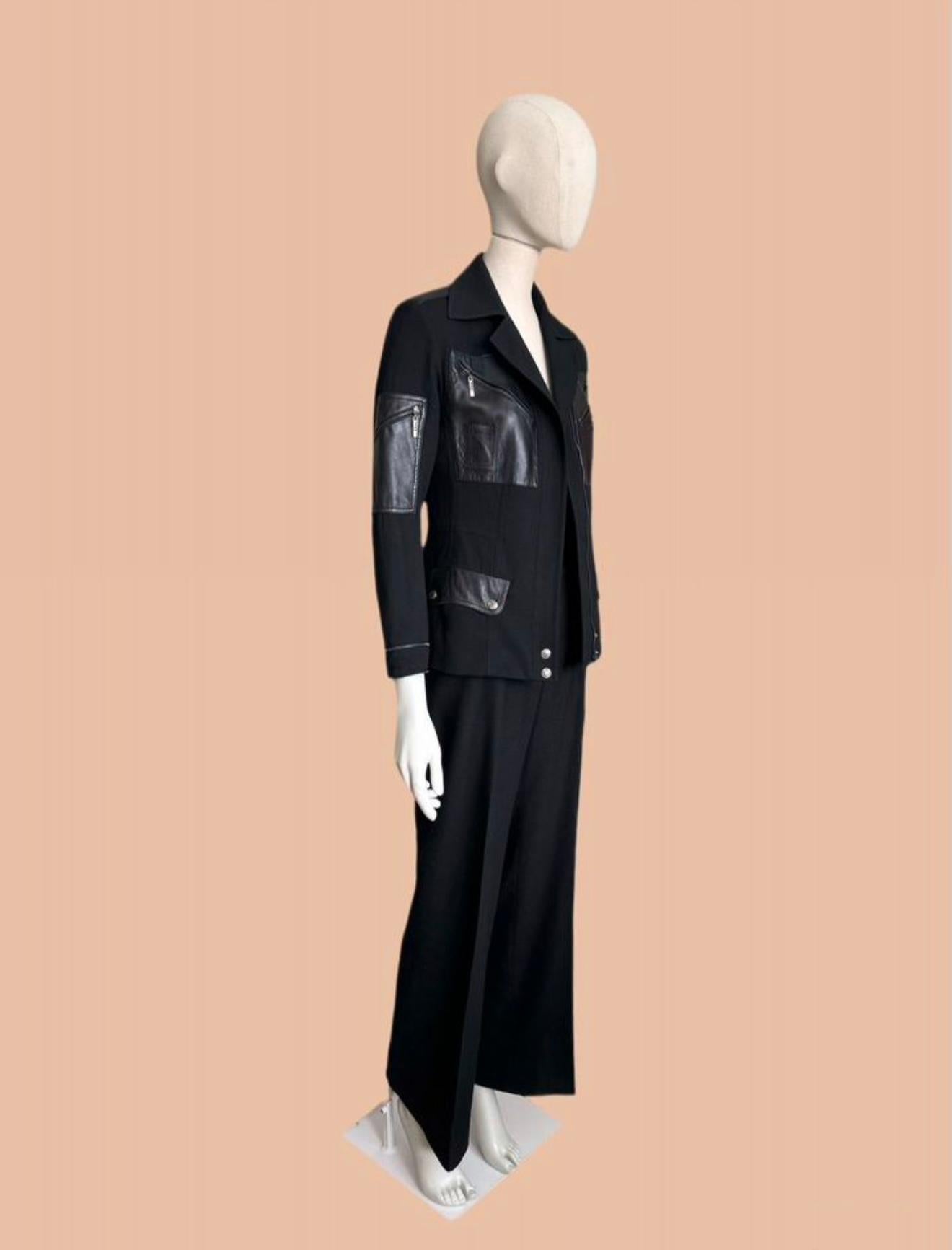 Christian Dior Vintage Rare Chain & Pin Embellished Jacket 36 FR 1
