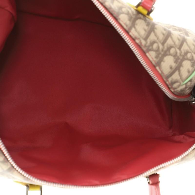 Women's or Men's Christian Dior Vintage Rasta Boston Bag Diorissimo Canvas Medium