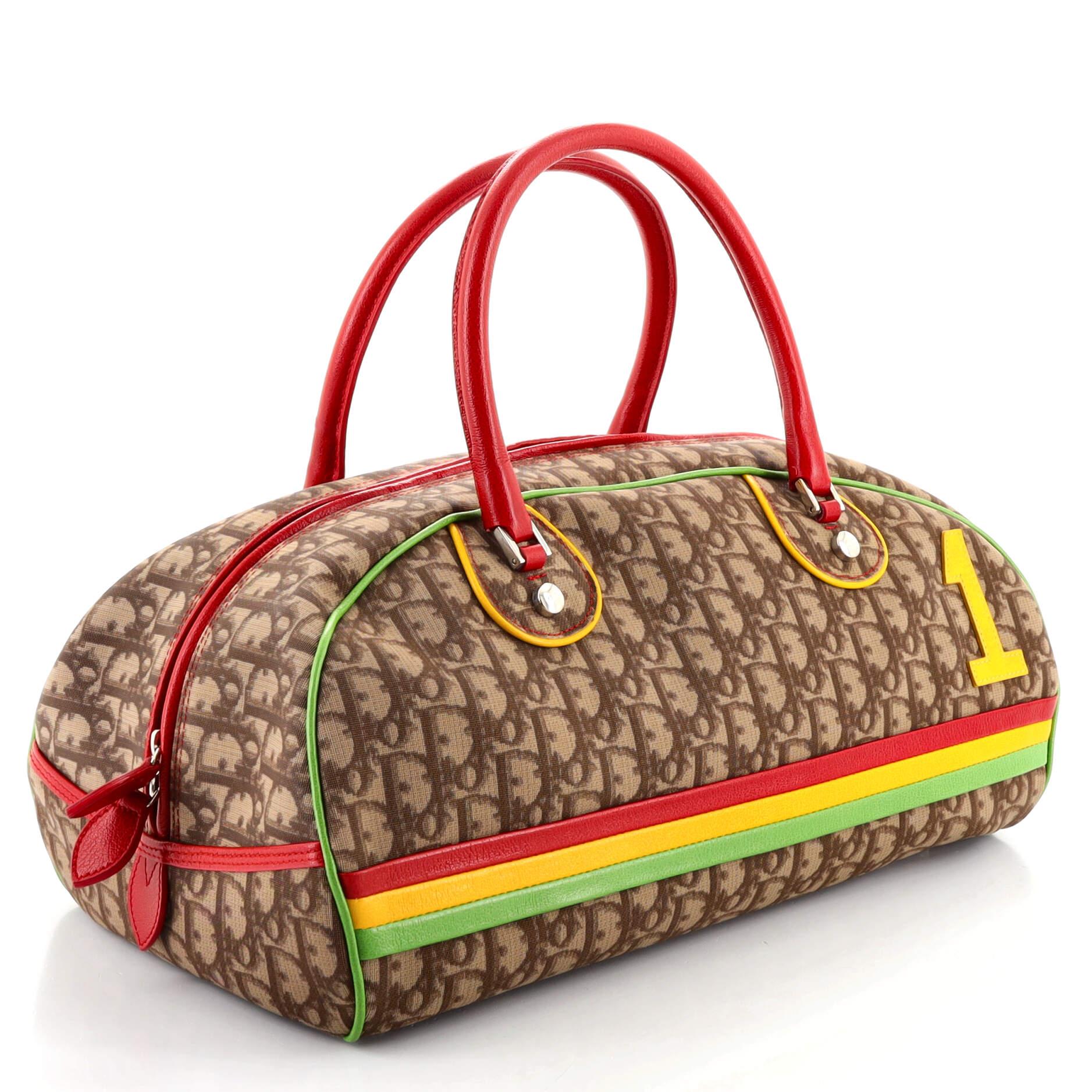 dior rasta bowling bag