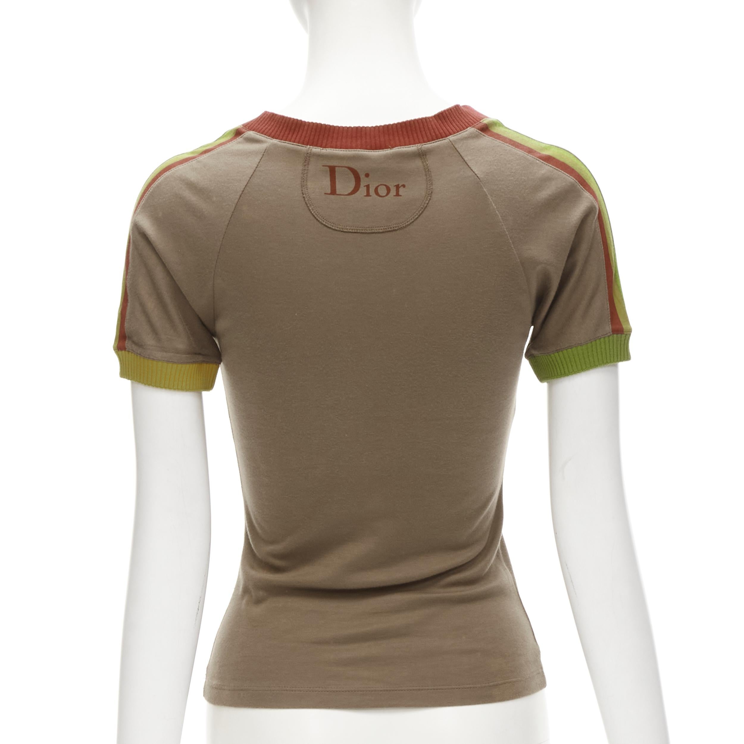 dior shirt brown