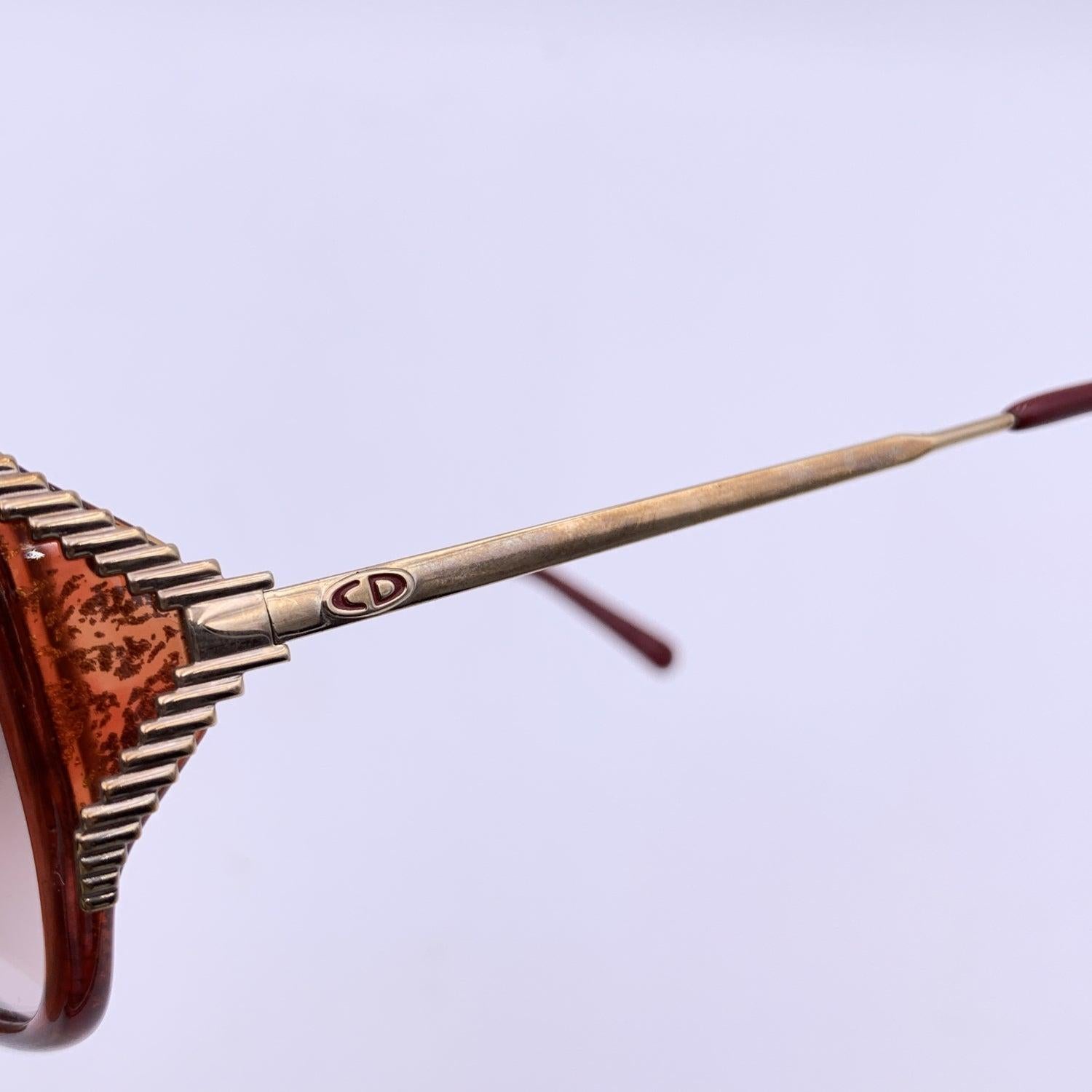 Christian Dior Vintage Rote Sonnenbrille 2527 30 Optyl 58/18 130mm im Zustand „Hervorragend“ im Angebot in Rome, Rome