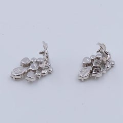 Christian Dior Vintage Rhinestones Earrings 1970's