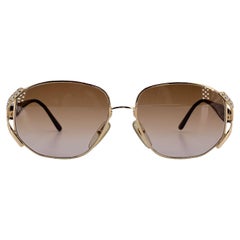 Occhiali da sole Christian Dior Vintage con strass 2619 44 57/16 130mm
