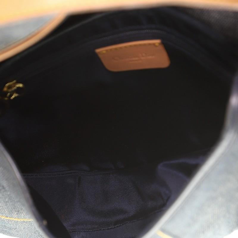 Women's or Men's Christian Dior Vintage Saddle Bag Denim Medium