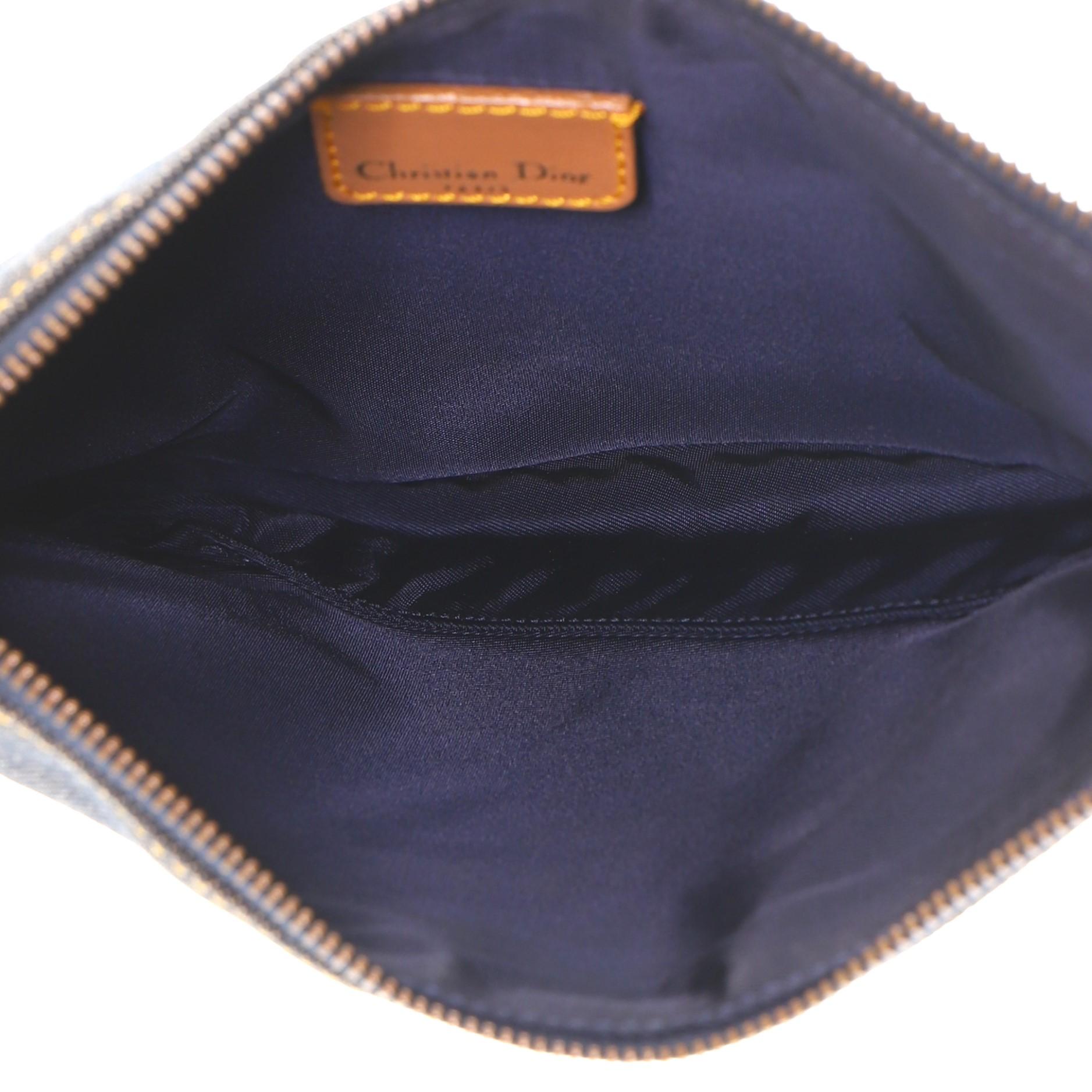 Women's or Men's Christian Dior Vintage Saddle Bag Denim Mini