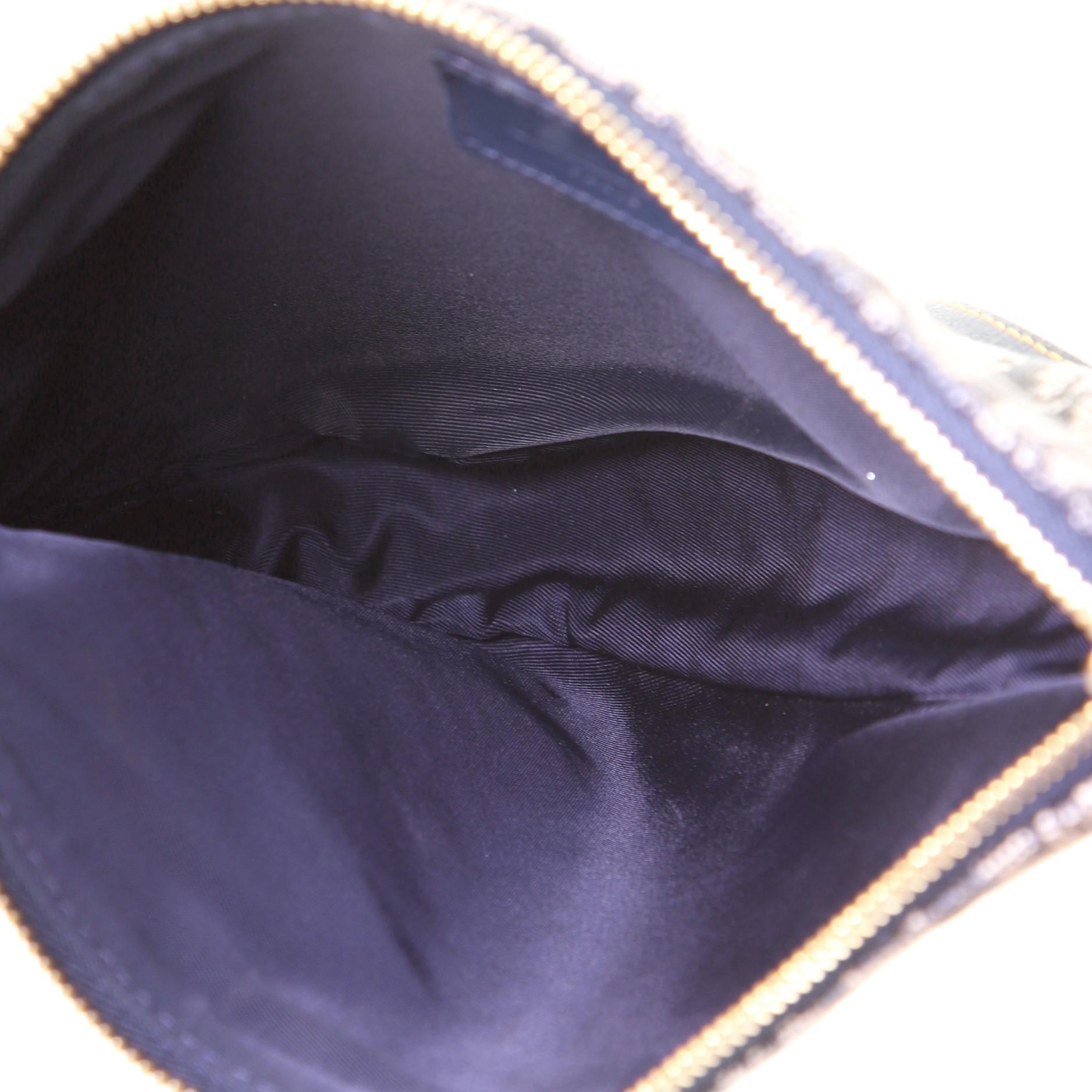 Women's or Men's Christian Dior Vintage Saddle Bag Diorissimo Canvas Mini