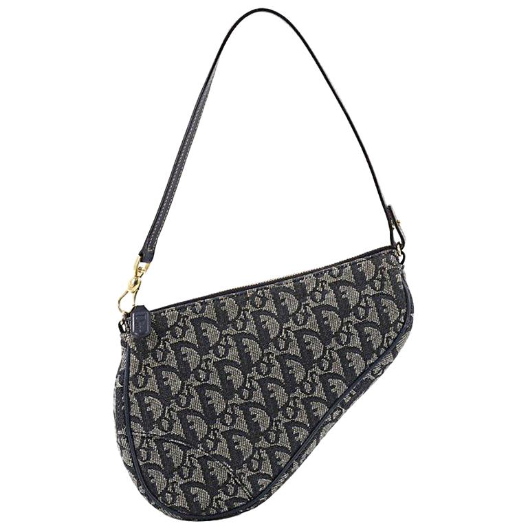 dior mini saddle bag brown