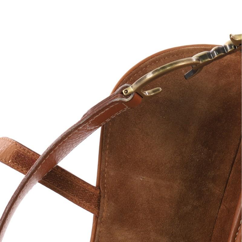 Christian Dior Vintage Saddle Bag Leather Medium 4