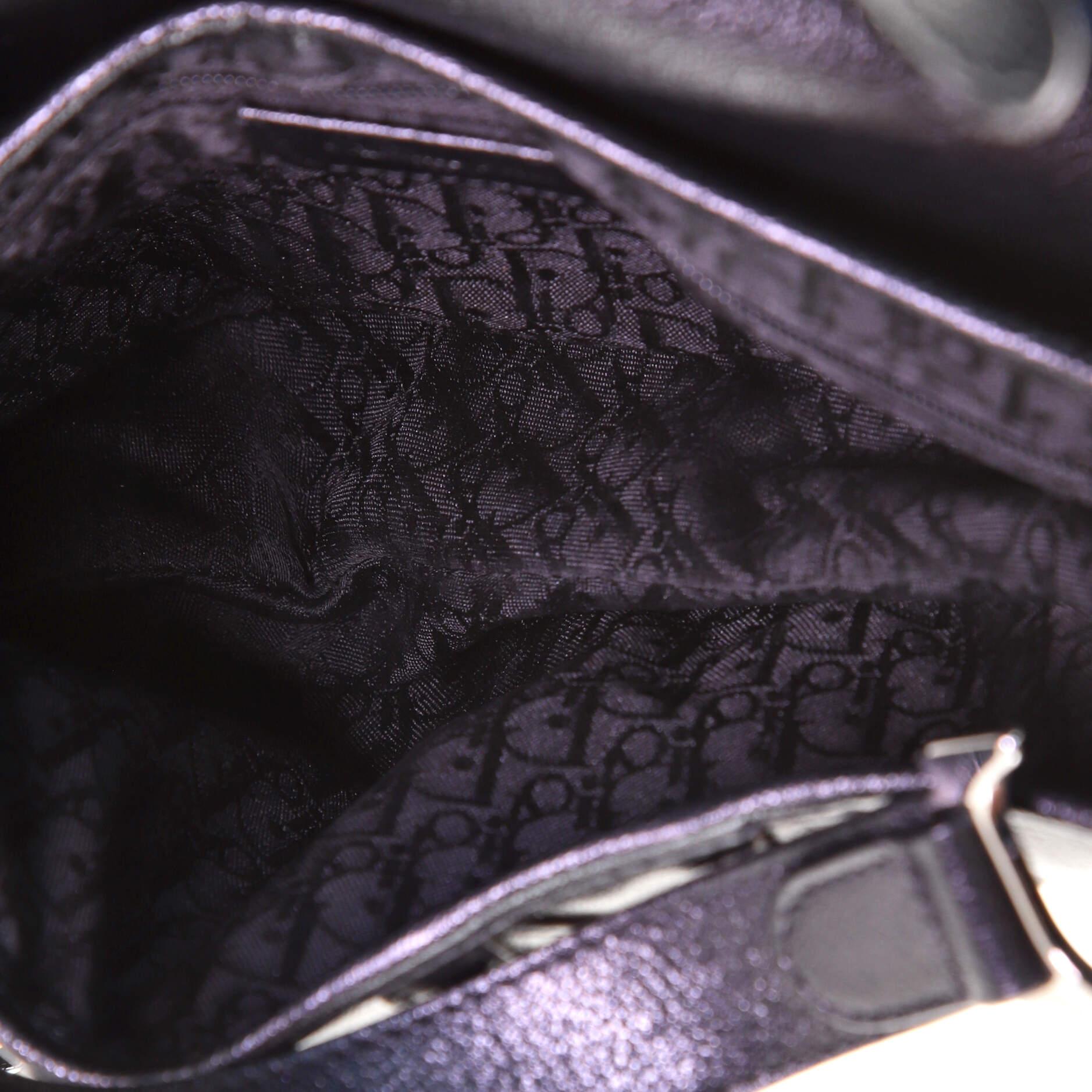 Women's or Men's Christian Dior Vintage Saddle Bag Leather Medium