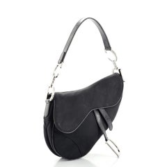 Christian Dior Sac à main vintage en nylon de taille moyenne