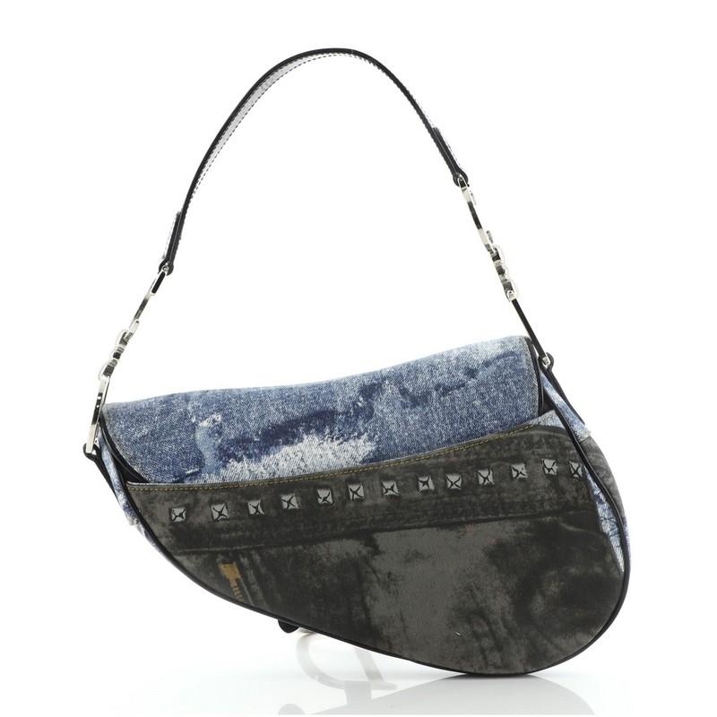 vintage dior saddle bag