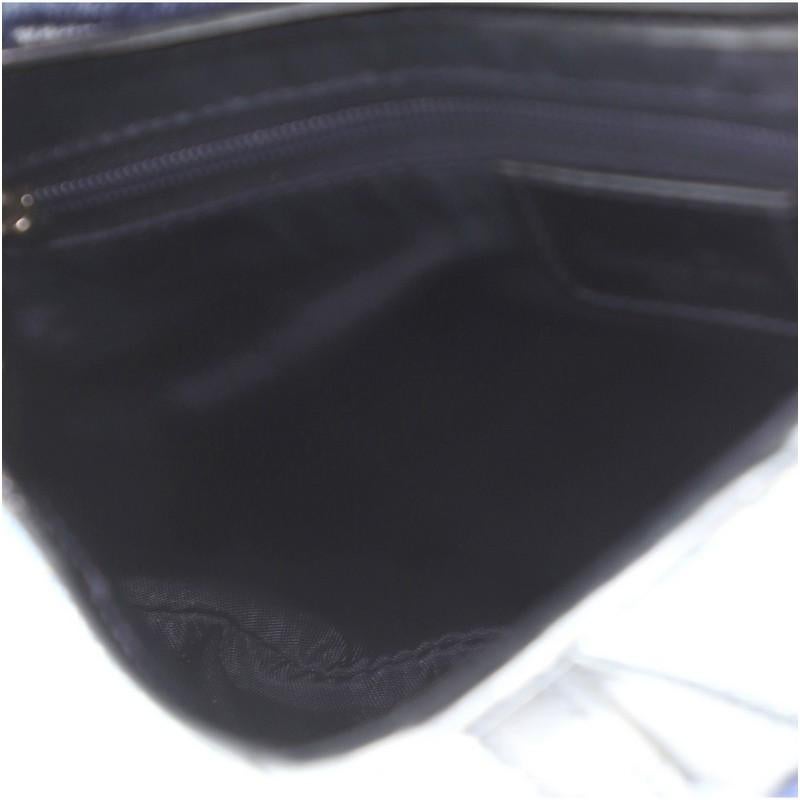 vintage dior denim saddle bag