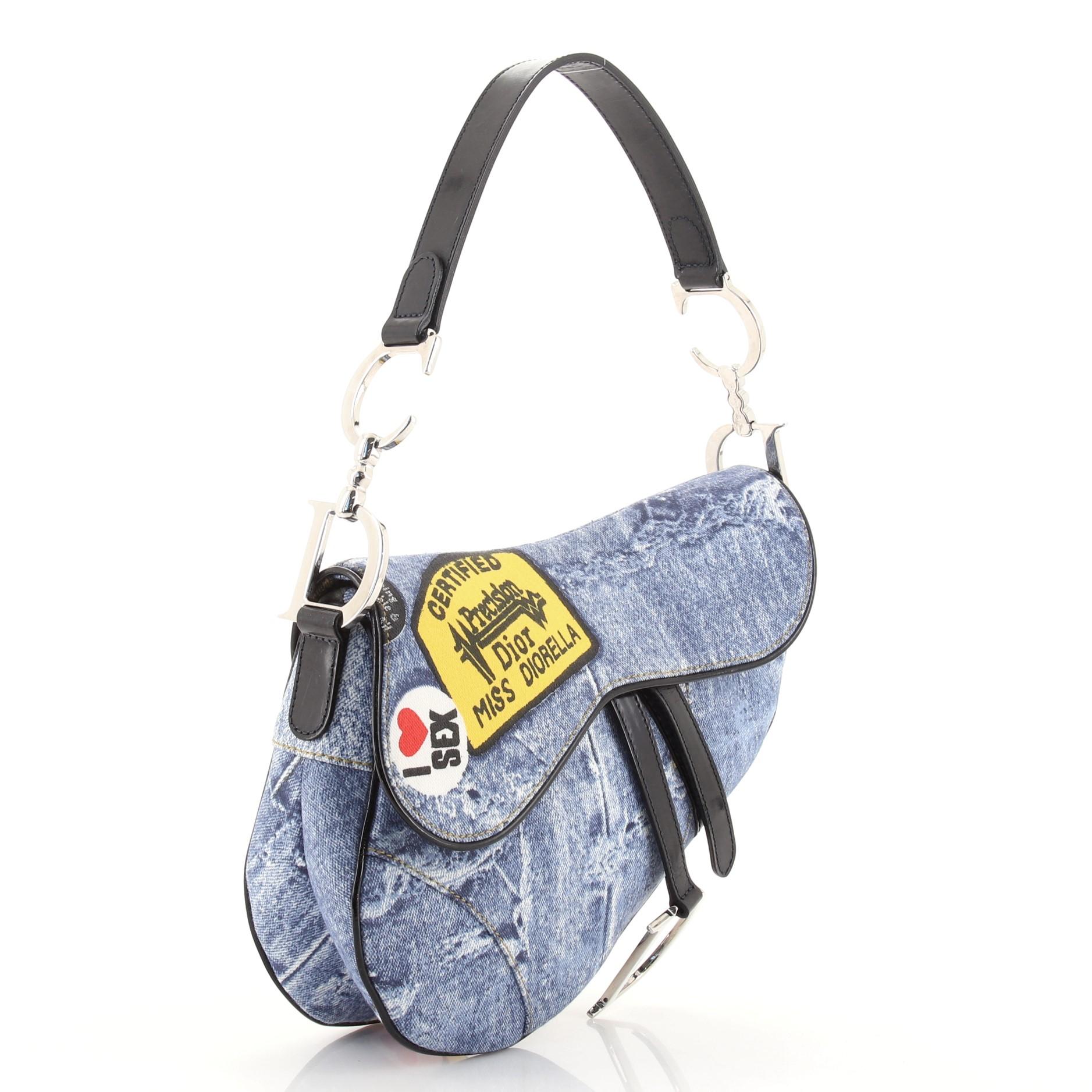 vintage saddle purse