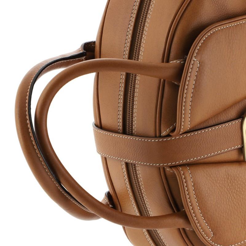 Women's or Men's Christian Dior Vintage Saddle Bowler Bag Leather Medium