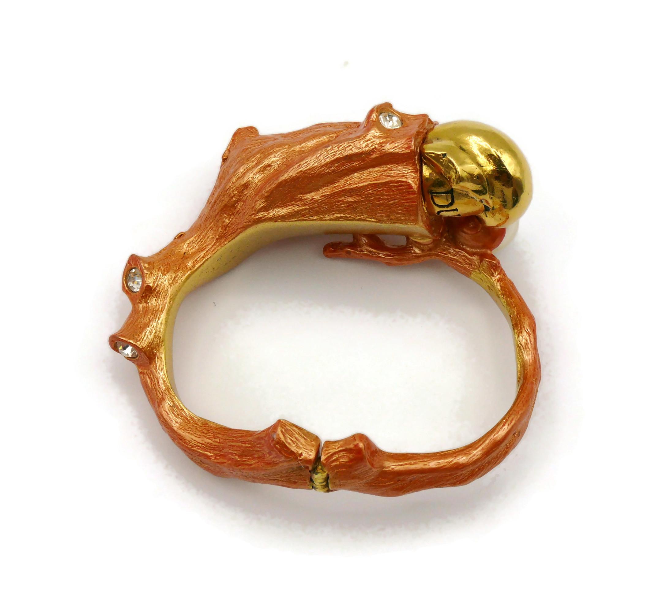 CHRISTIAN DIOR Vintage Muschel-Verschluss-Armband Dune 1987 4