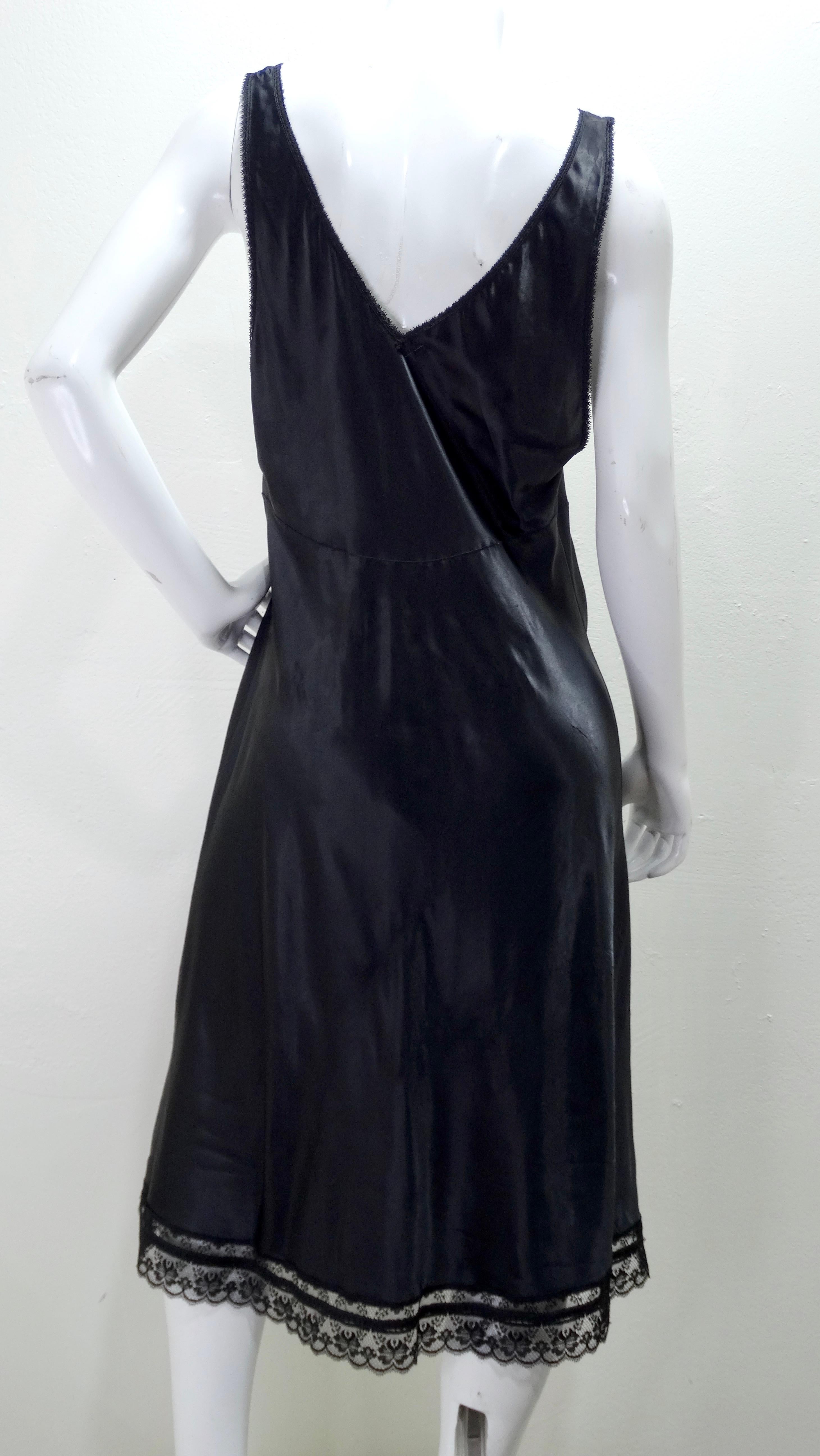 Christian Dior Vintage Silk Lace Slip Dress For Sale 1