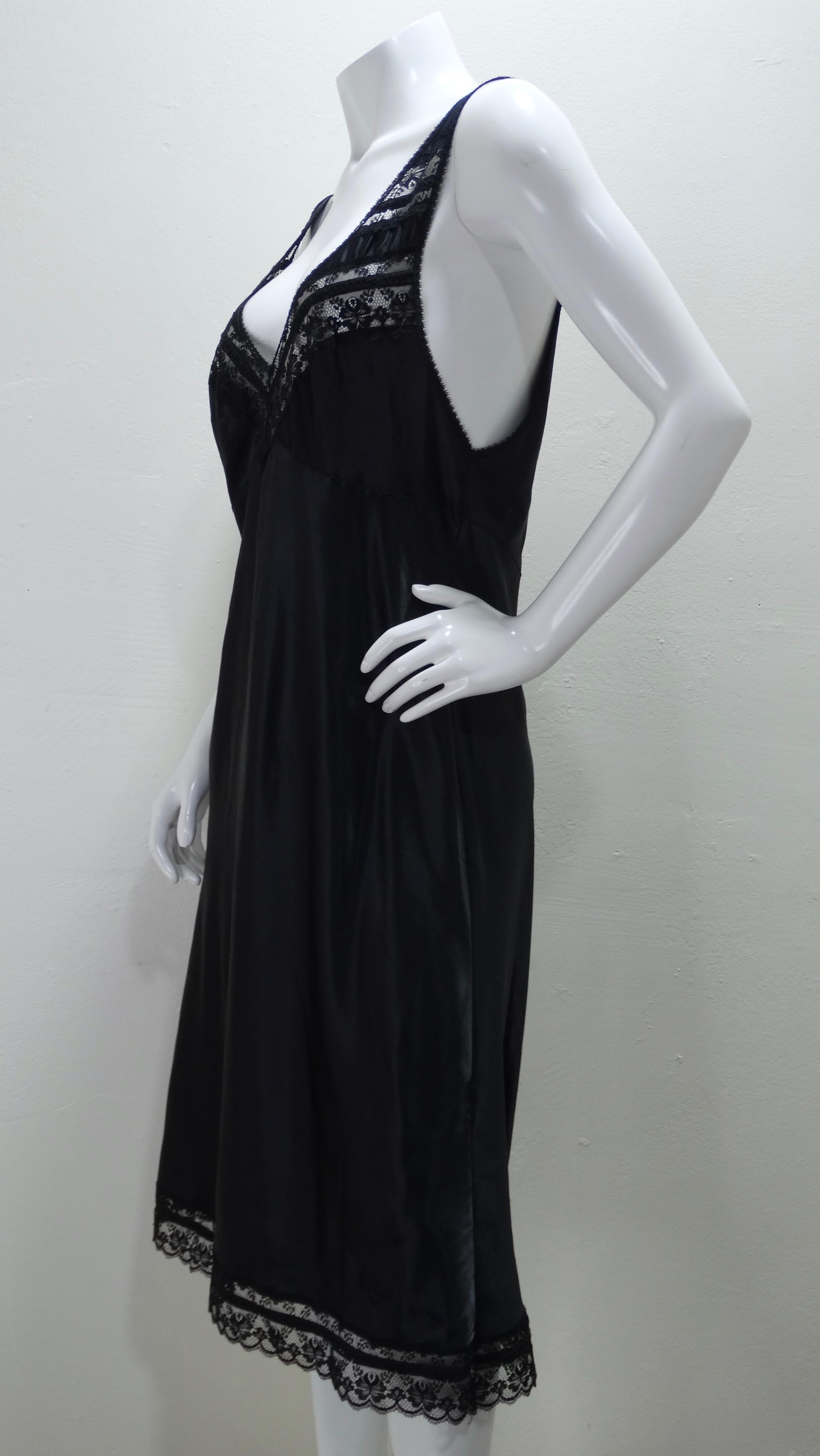 Christian Dior Vintage Silk Lace Slip Dress For Sale 2