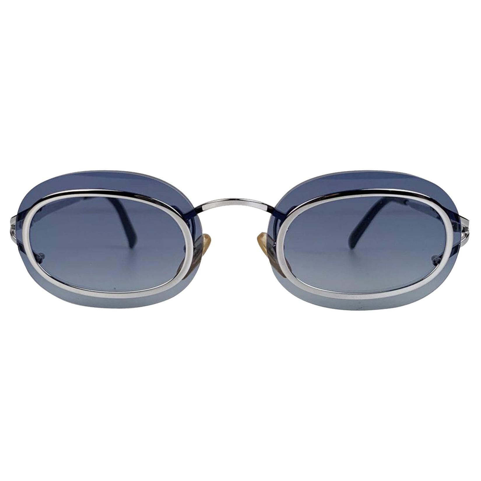 Christian Dior Vintage Gold Metal Sunglasses Marbled Enamel For Sale at ...