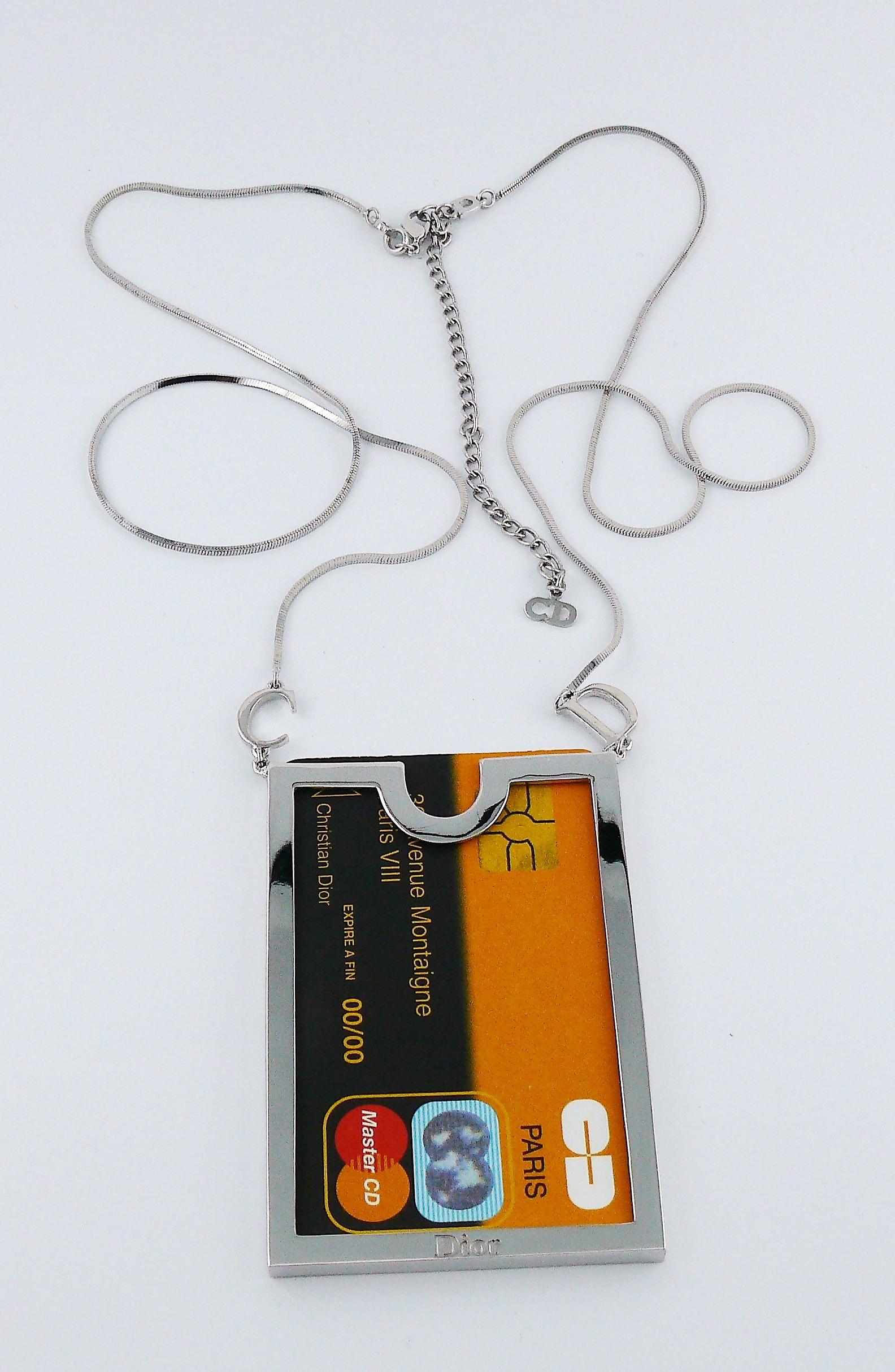 credit card necklace holder