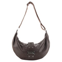 Christian Dior Vintage Street Chic Hobo Leather Large
