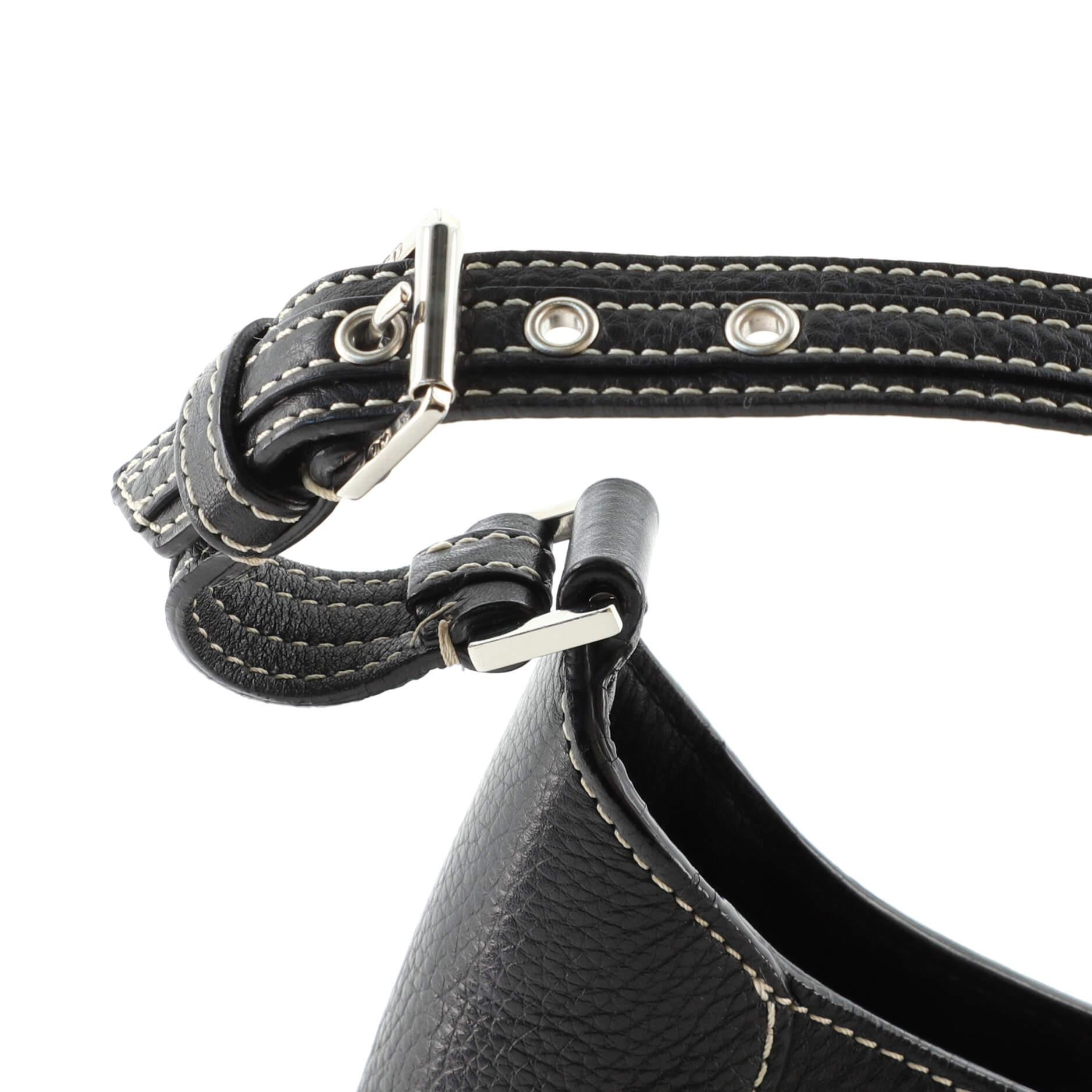 Women's or Men's Christian Dior Vintage Street Chic Shoulder Bag Leather Medium