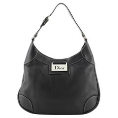 Christian Dior Vintage Street Chic Shoulder Bag Leather Medium