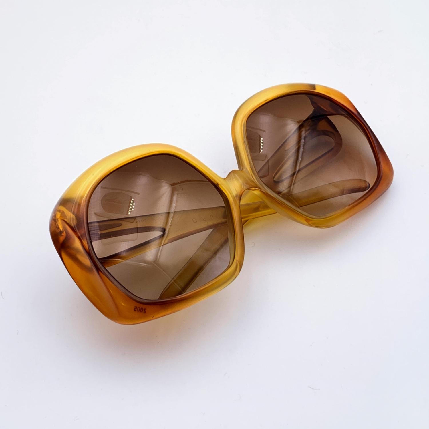 Christian Dior Vintage Sunglasses 2005 C22 Orange 60/17 130mm In Excellent Condition In Rome, Rome