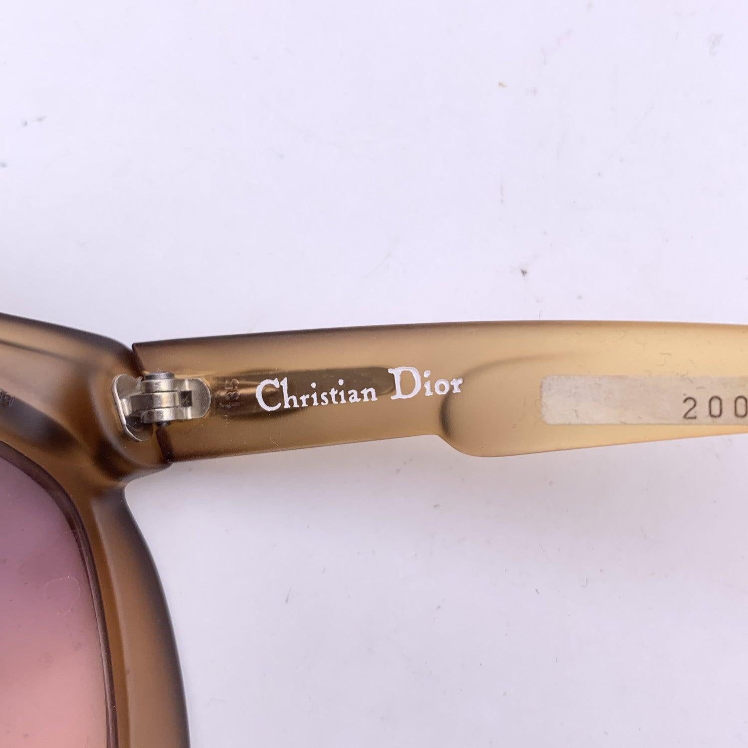 Lunettes de soleil Christian Dior Vintage 2009 368 Light Pink Lens 52/22 135mm en vente 1