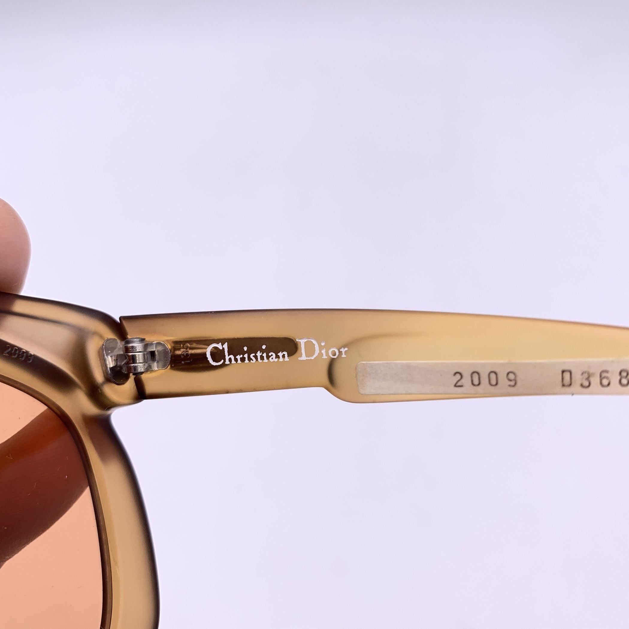 Christian Dior Vintage Sunglasses 2009 368 Orange Lens 52/22 135mm 1