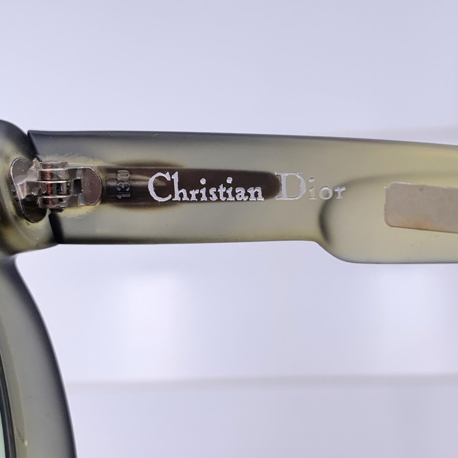 Christian Dior Vintage Sunglasses 2009 571 Green 50/20 130mm In Excellent Condition In Rome, Rome