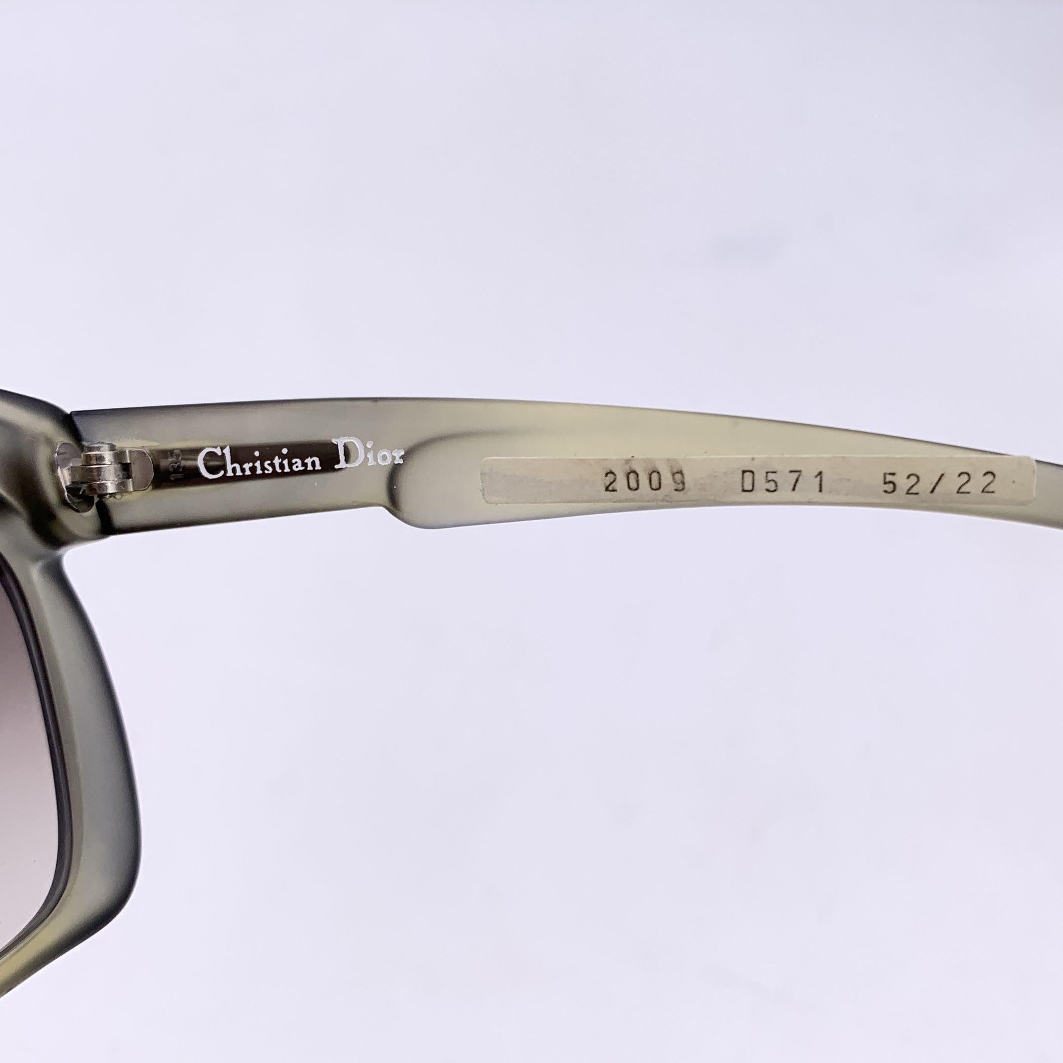 Christian Dior Vintage Sunglasses 2009 571 Grey 52/22 135mm im Angebot 1