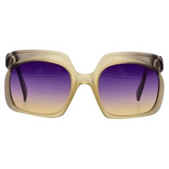 Christian Dior Vintage Sunglasses 2009 667 Purple Yellow 52/20 140mm