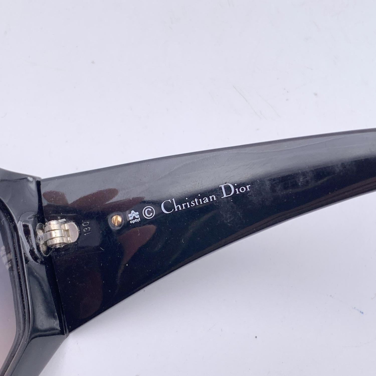 Christian Dior Vintage Sunglasses 2230 90 Black Optyl 64-10 130 mm For Sale 1