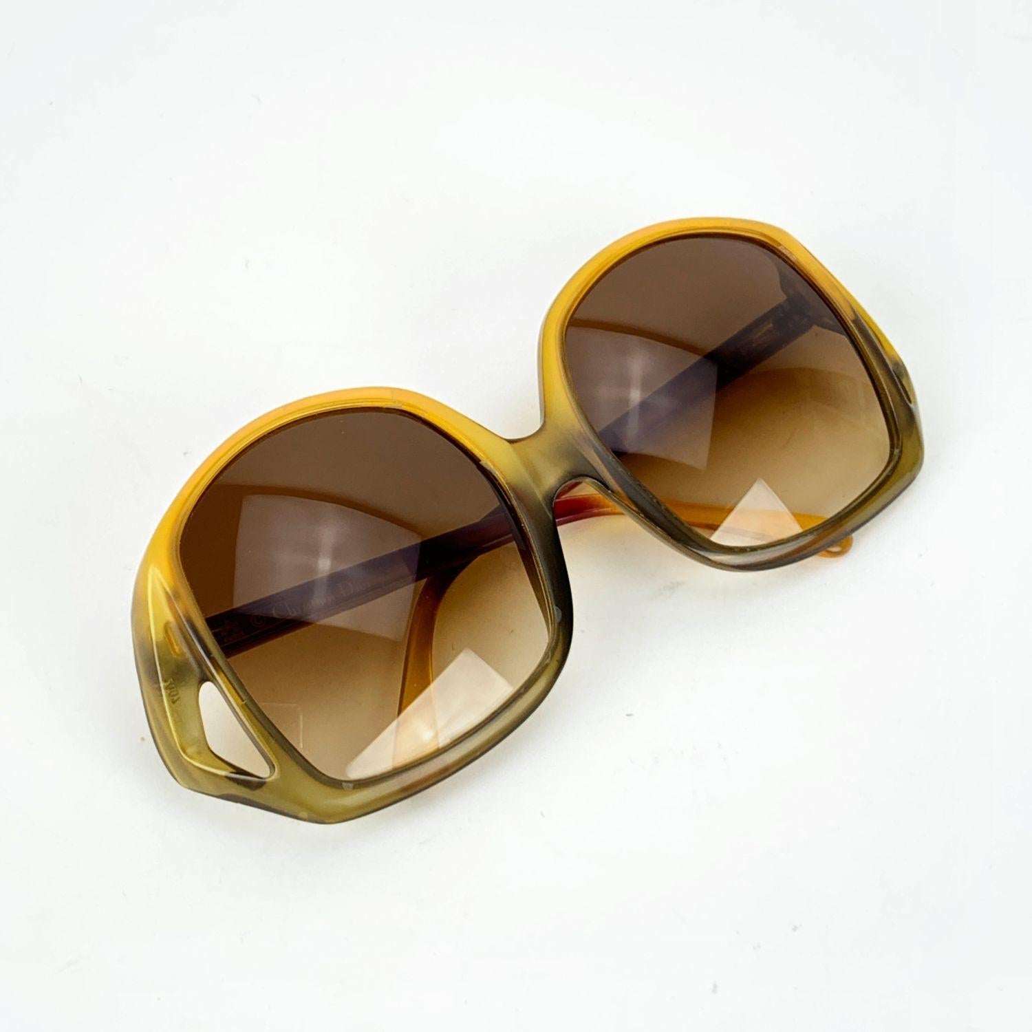 Women's Christian Dior Vintage Oversized Sunglasses Mod. 30 Optyl 57-15 130mm