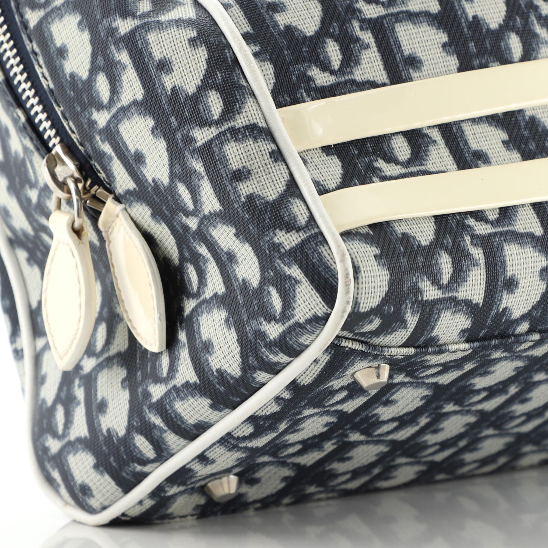 Women's or Men's Christian Dior Vintage Trotter Boston Bag Diorissimo Canvas Medium