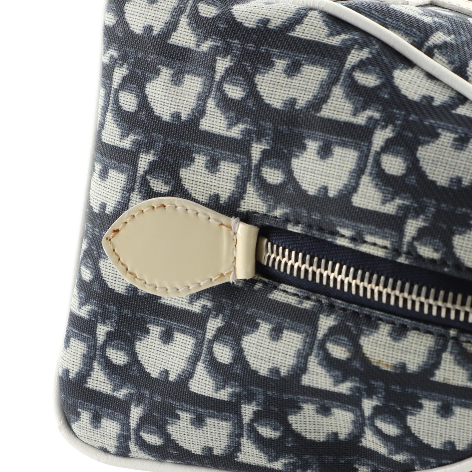 Christian Dior Vintage Trotter Boston Bag Diorissimo Canvas Medium 1
