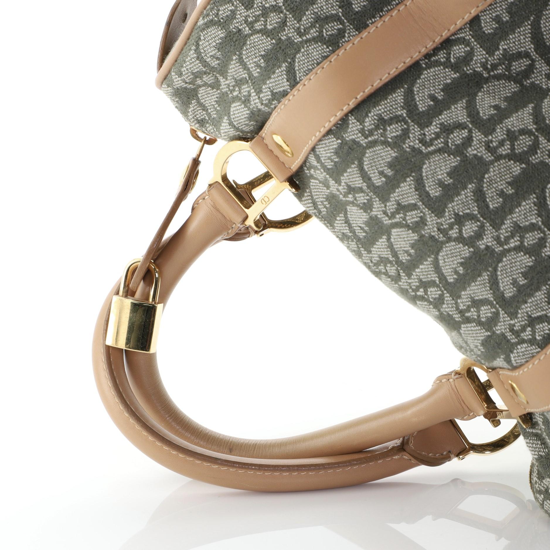Women's or Men's Christian Dior Vintage Trotter Boston Bag Diorissimo Canvas Small