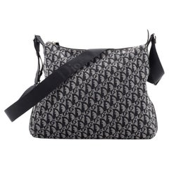 Christian Dior Vintage Trotter Messenger Bag Diorissimo Canvas Large