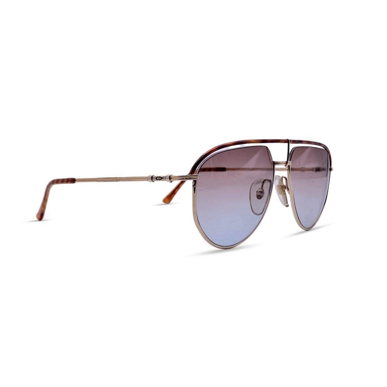 Christian Dior Vintage Unisex Aviator Sunglasses 2582 41 56/16 135mm In Excellent Condition For Sale In Rome, Rome