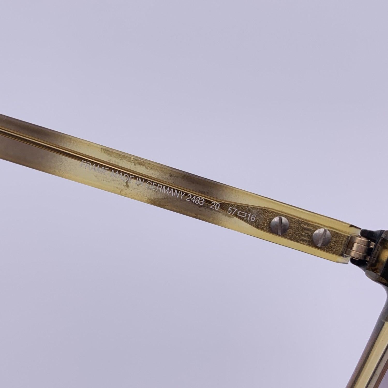 Christian Dior Vintage Unisex Sunglasses 2483 20 Optyl 57/16 140mm For Sale 2