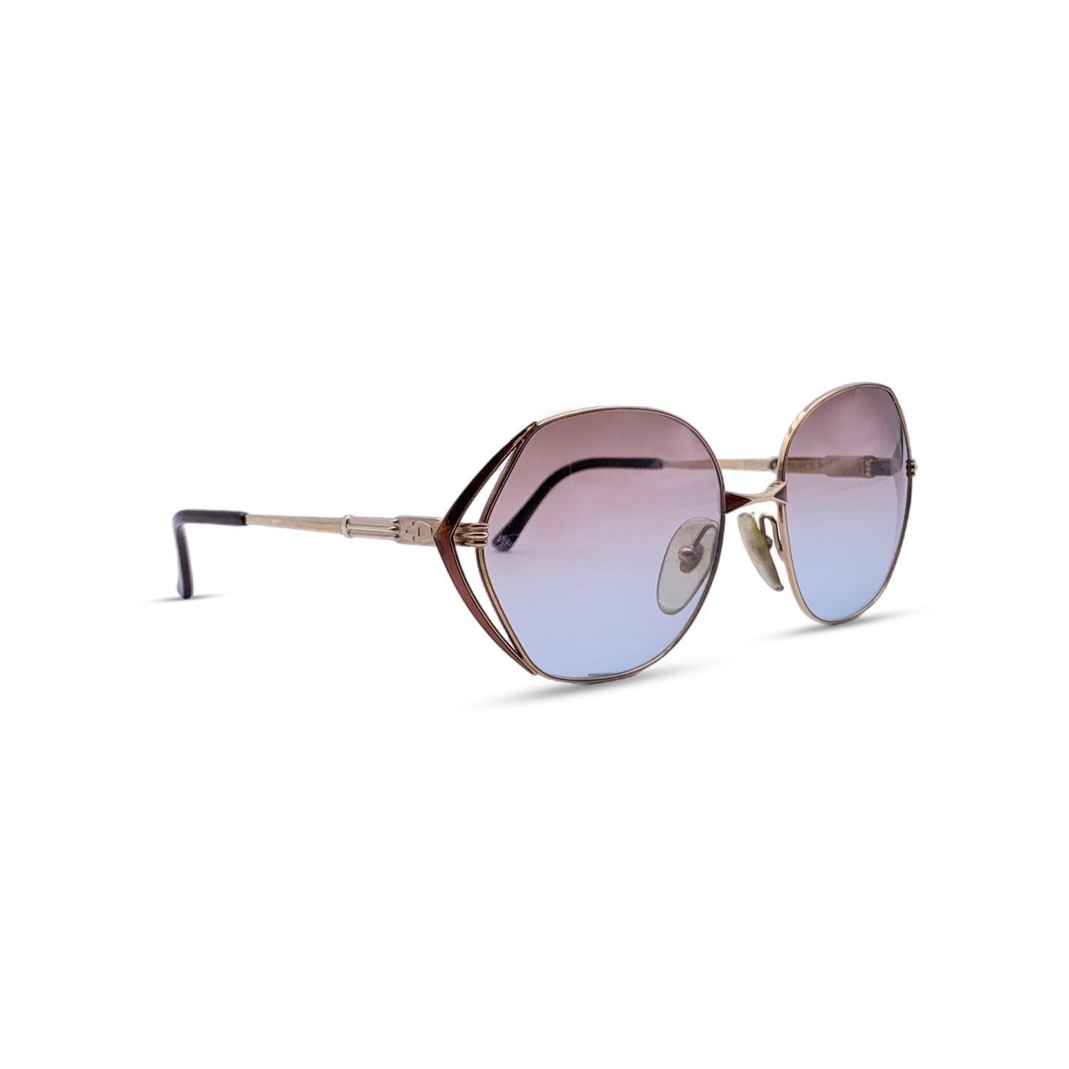 Christian Dior Vintage Women Oversized Sunglasses 2302 41 56/17 125mm In Excellent Condition For Sale In Rome, Rome