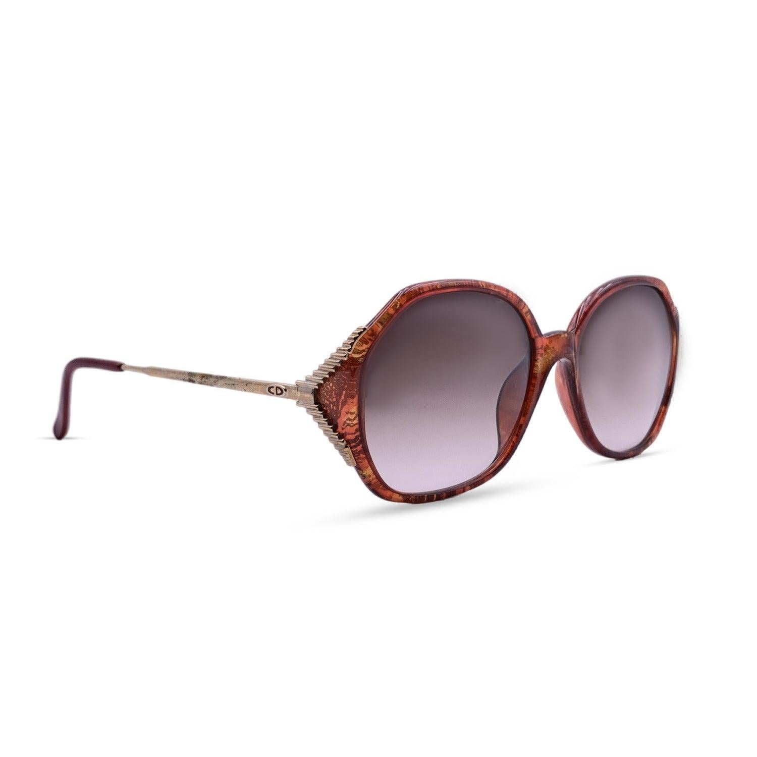Brown Christian Dior Vintage Women Sunglasses 2527 30 Optyl 58/18 130mm