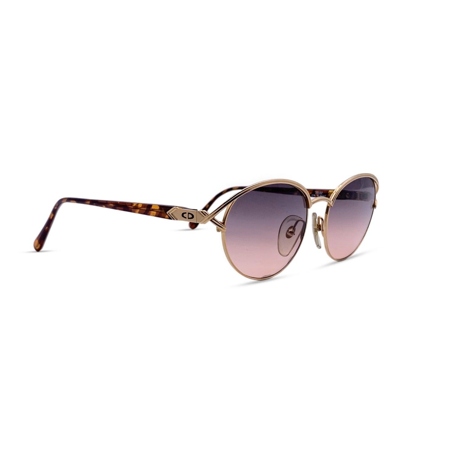 Christian Dior Vintage Women Sunglasses 2706 40 Optyl 54/17 135mm In Excellent Condition In Rome, Rome