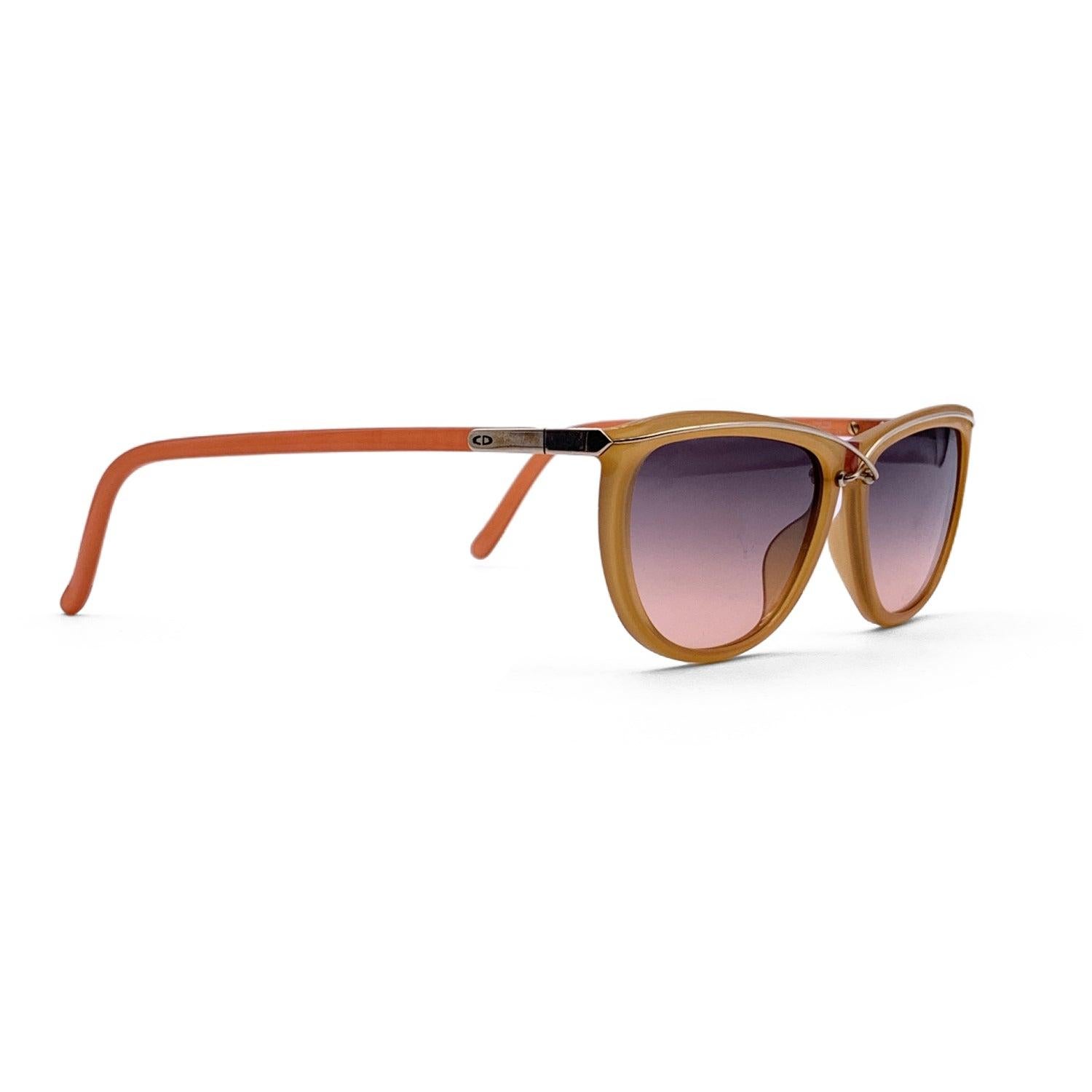 Marron Christian Dior Lunettes de soleil vintage pour femme Optyl 2372 10 55/13 135mm en vente