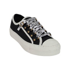 Christian Dior Walk’n Dior Black Low Top Sneaker 37