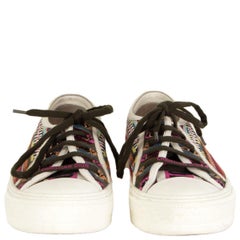 CHRISTIAN DIOR WALK'N'DIOR BOHEMIAN Chaussures de sport brodées 37.5