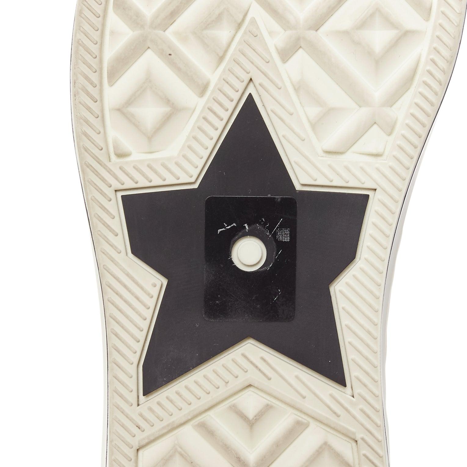 CHRISTIAN DIOR Walk'N'Dior baskets hautes blanches en maille avec logo en dentelle EU375 5